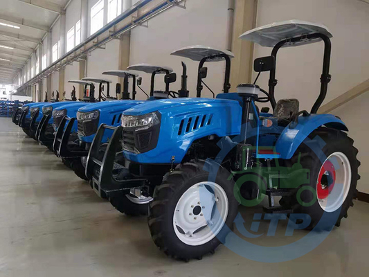 75HP جرارات زراعية صغيرة 4 عجلة قيادة 2860 كجم