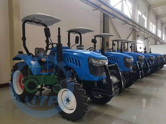 80hp 90hp 100hp 4 Wheel Drive Farm Tractor 1300 غير محدود قابل للتعديل