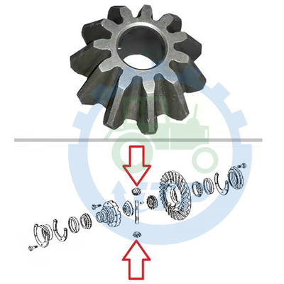 T29227 ترس ناقل الحركة التفاضلي Bevel Gear لـ  820920