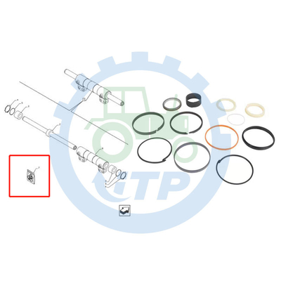 580N 580SN 580SN WT Seal Kit 84257788 38.1mm ROD X 76.2mm Bore